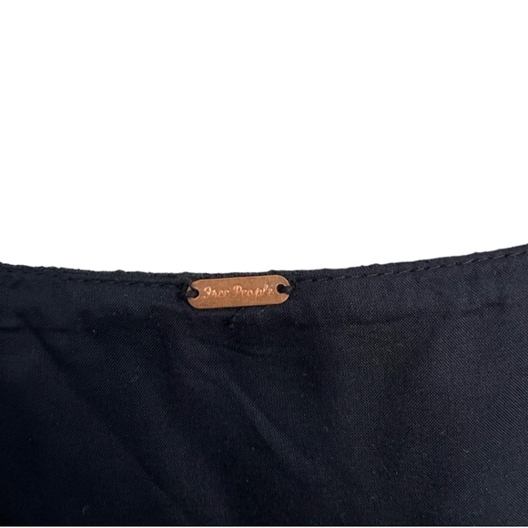 Free People Black Button-Down Dress - Picture 3 of 8